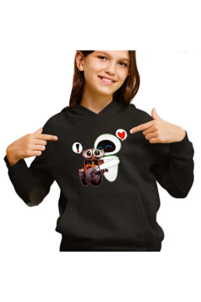 OEM Hanorac Copii Fete Wall-E Love Eve Dragobete Valentines Day Romantic