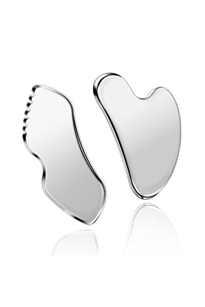 Bukela Stainless steel gua sha board - lip-shaped gua sha board + heart-shape...