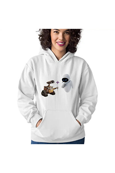 OEM Women's Hoodie Wall-E Morisca Eve Dragobete Velentines Day Romantic