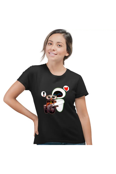 OEM Women's T-Shirt Wall-E Love Eve Love Valentines Day Romantic