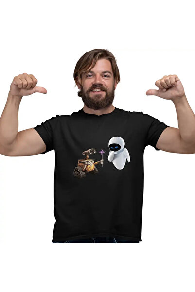OEM Tricou Barbati Wall-E Morisca Eve Dragobete Velentines Day Romantic