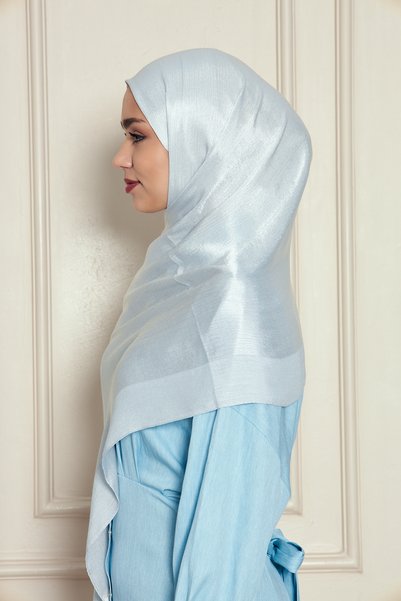 Gigiscarfs Veine Premium Viscose Shawl – Natural Crinkle Texture, Shimmering, Flowy, Stylish and Elegant Posture – Silver Grey –