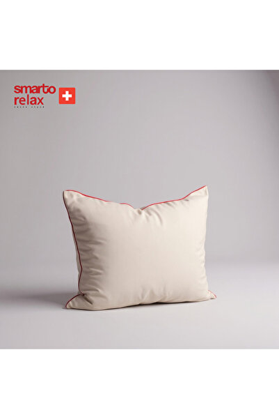 Smarto relax 70x55 cm Uyku Yastığı – Karışım Elyaf Dolgu,Pamuklu kumaş, Anti-...
