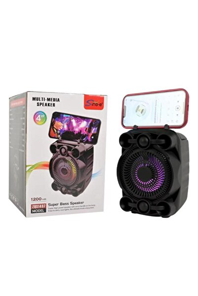 OEM Boxa Portabila cu Radio FM, Autonomie Mare, Lumini LED Colorate, Microfon...