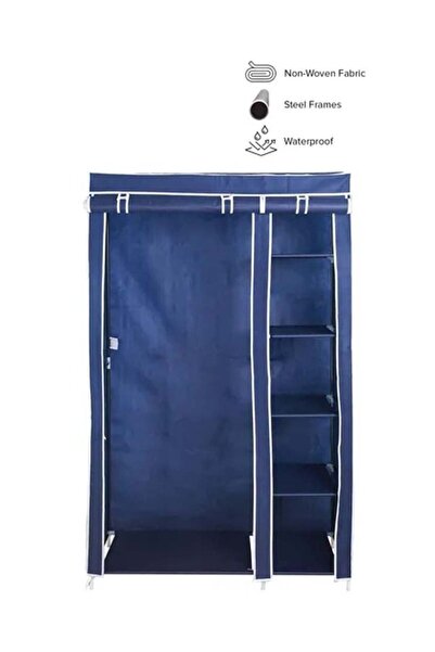 Arabest Multipurpose Fabric Canva Wardrobe/Closet,with Non-woven Storage Cupb...