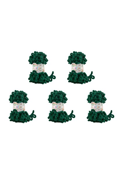 Alize 5 قطع من خيوط الصوف التركي المنتفخة المصنوعة من البوليستر الدقيق 30، وا...