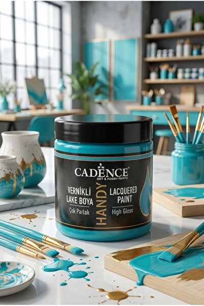 Cadence Handy Lake Parlak L024 Turkuaz 250 ml Boya Tüm Yüzeyler İçin Kokusuz ...
