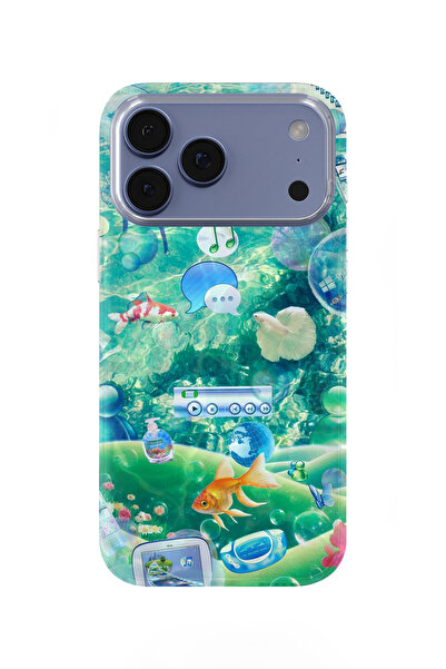 lelia حافظة هاتف شفافة متوافقة مع هاتف iPhone 17 Pro مطبوع |   المجموعة: آيرو...