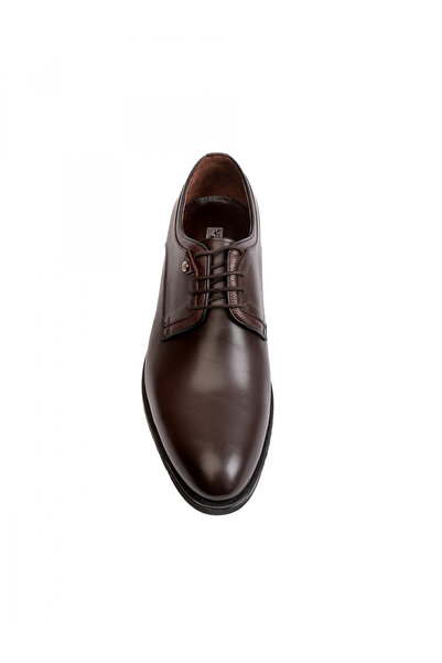 Evanto Shoes Pantofi de piele pentru bărbați Hickory Brown Oxford
