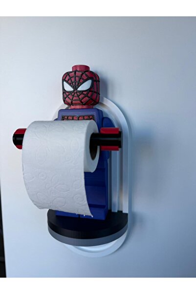 ÖZTÜRK MAKİNE Toilet Paper Holder Toilet Roll Holder Spider Model - Large Size-Lego Man Toilet Paper Holder Ne