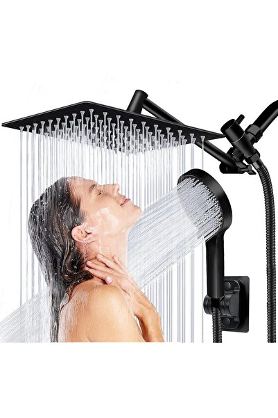 Arabest Shower Head,8”Rain Shower Head with Handheld Spray Combo with 11'' An...