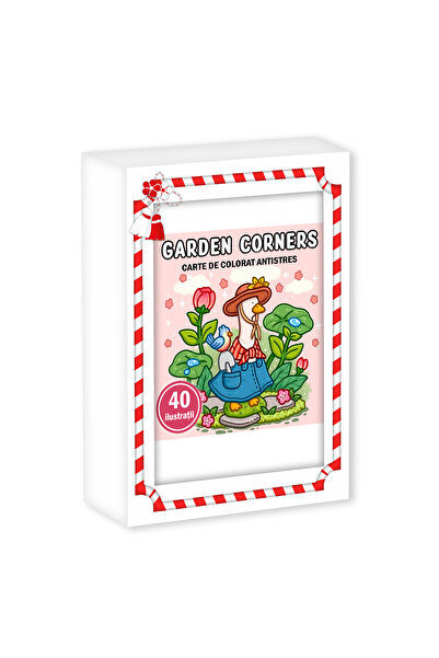 Legendary Gifts Martisor de colorat, format A6 in cutie, model: Garden Corners