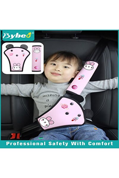BYBEO Children Car Seat Belt Adjuster＆Covers, Kids Seatbelt Cover Pads for Ne...