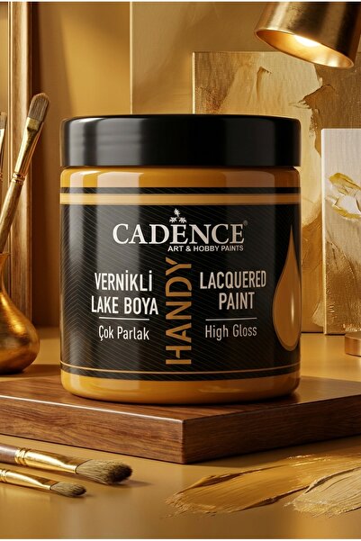 Cadence Handy Lake Parlak L012 Oksit Sarı 250 ml Boya Tüm Yüzeyler İçin Kokus...