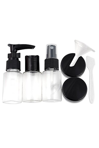 OEM Set de cutie de călătorie 7 în 1 și accesorii, negru