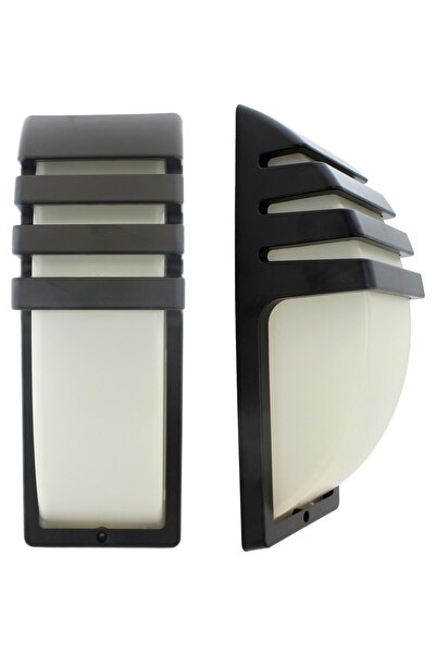 Aptel Lampa de gradina pentru perete, 40W, IP54, soclu E27, plastic, negru, 3...