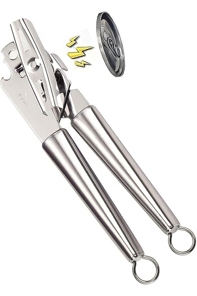 Arabest Beer Can Opener Tool Stainless Steel Can Opener Comfortable to Hold M...