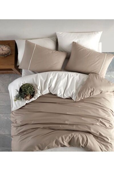 Majoli Duvet Cover Set Double 100% Cotton 240*260 cm (Double Sided)