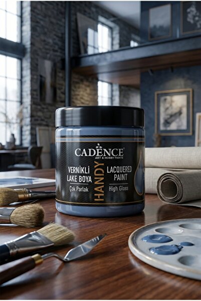 Cadence Handy Lake Parlak L027 Arduvaz Mavi 250 ml Boya Tüm Yüzeyler İçin Kok...
