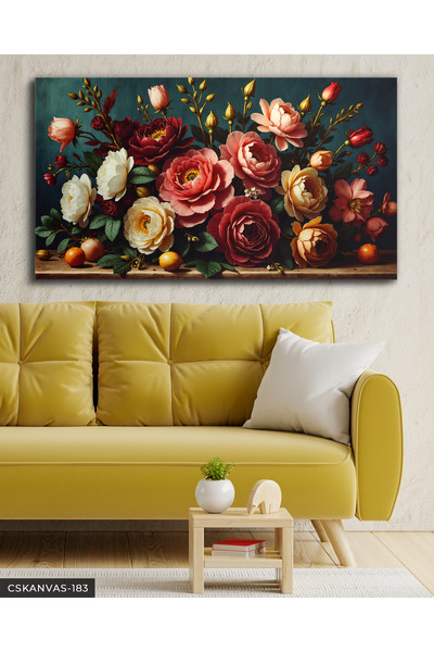 CeSht Colorful Roses One Piece Canvas, Canvas Painting