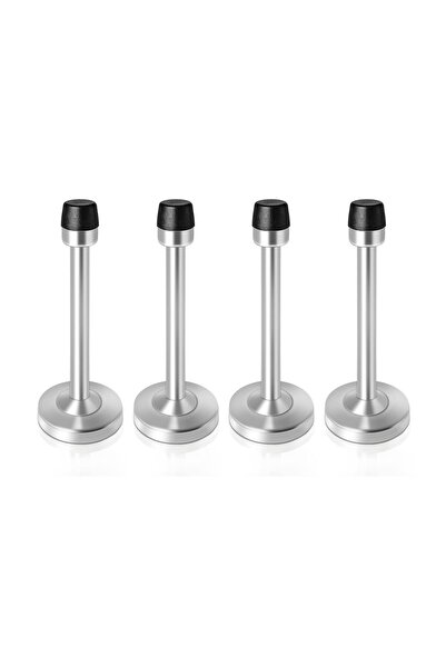 Bukela Stainless steel door top - 4 pack, silver - 120mm brushed steel with h...