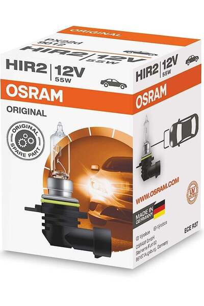 Osram مصباح هالوجين 9012 (HIR2) بقوة 55 واط للسيارات، 12 فولت