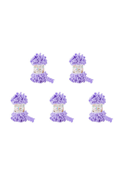 Alize 5 Pcs Puffy 788 Micropolyester Hand Knitting Turkish Yarn For Blanket