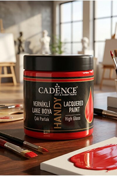 Cadence Handy Lake Parlak L018 Crimson Kırmızı 250 ml Boya Tüm Yüzeyler İçin ...
