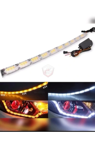 E.K.Tuning KRİSTAL GÜNDÜZ LEDİ SİLİKONLU 12 BAKLA 39 CM