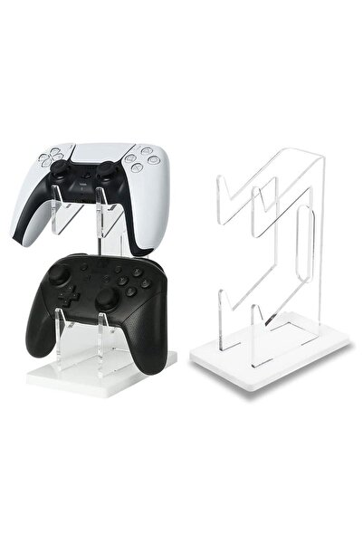Bukela Double-layer game controller display stand (white base, double-layer, ...