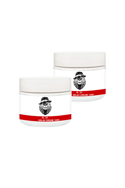 B-X7 2 Adet Gecik.tiricili Krem Del.ay Cream 100 ml X7 Kat Erkek Kremi
