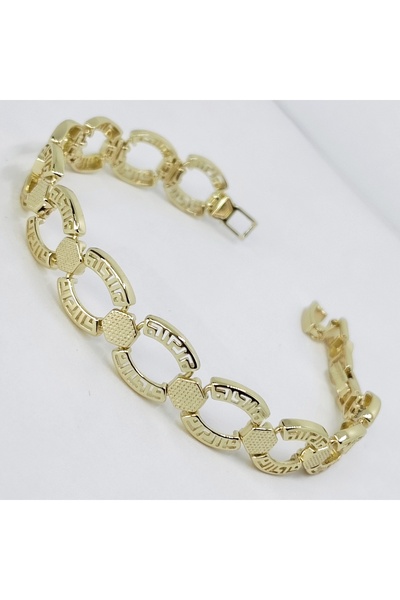 Milena BRATARA PLACATA CU AUR 14K -LUNGIME 19CM