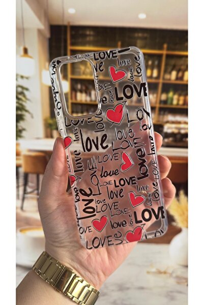Vip Case Redmi Note 10 Pro Compatible Love Letter Pattern Transparent Shock-A...