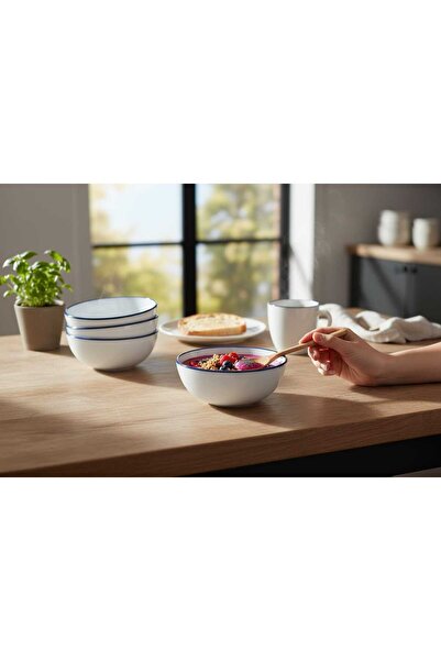 Luminarc 6 Pieces Diwali 12 cm Navy Blue Bowl