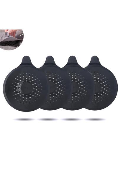 Bukela Round drain stickers - black *4