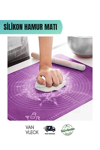 Rectangular Dough Opening Mat – Non-Slip Countertop Mat, Measured Silicone Dough Kneading Mat