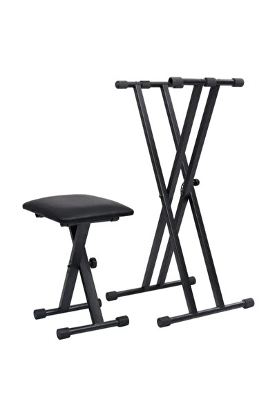 OEM Double X organ stand/keys and stool set