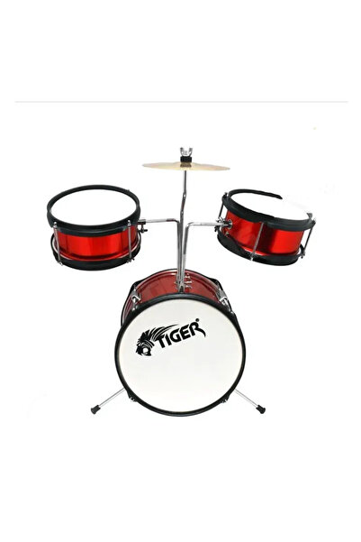 OEM Set tobe profesional TIGER cu pedala pentru copii rosu si albastru - Alba...