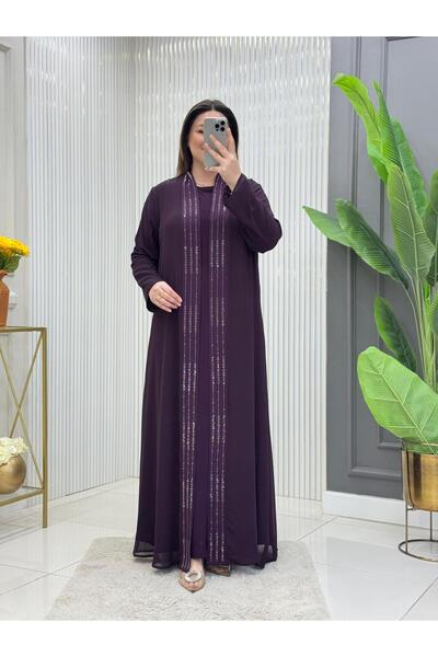 Modam Bella Set rochie cu dungi cu săgeți, mărime mare