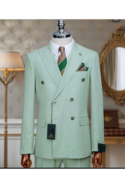 ilayda emir ياقة كيرلانجتش، بأزرار على الجهتين، تصميم ضيق، 6 دروب، 6 أزرار، ب...