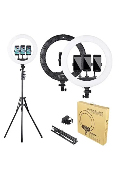 OEM Lampa circulara led 46 cm trepied 3 suport telefon telecomanda