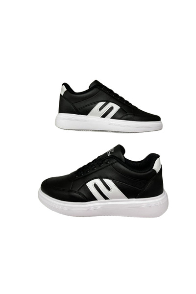 Dakırs Dakır's Men's White-Black Lace-Up Orthopedic Sole Daily Stylish Walkin...