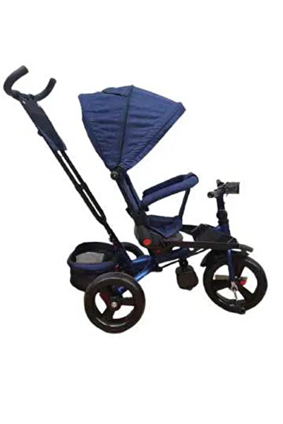 OEM BLUE TRICYCLE with sleeping position, rotating seat and music