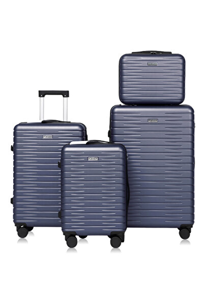 AZZHAAR Cup Holder Equipped 4 Piece Luggage Sets, ABS+PC Ultra Tough Hardside...