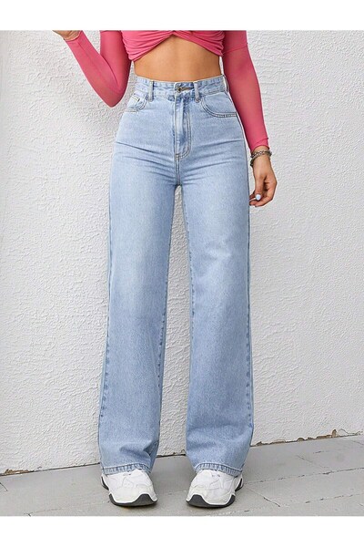 NOXTER JEANS ROVNÉ DÁMSKÉ DŽÍNOVÉ KALHOTY SVĚTLÉ BARVY