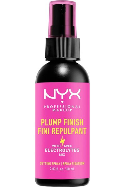 NYX Professional Makeup , Plump Finish Setting Spray, Long-Lasting Face Mist ...