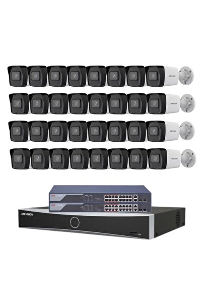Hikvision Professional Surveillance System, 32 Cameras, 4MP 2K
