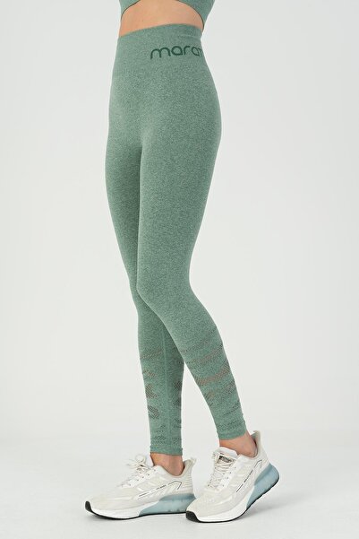 MARATON Seamless Women's Light Green Melange- Tights