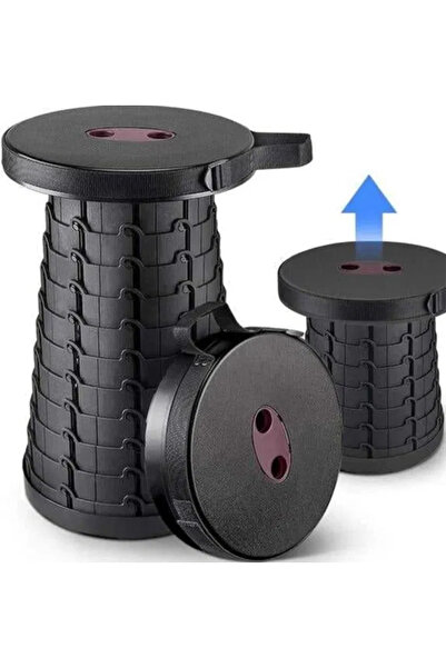 OEM Scaun extensibil cu pliere telescopica negru/albastru/rosu/multicolor - Rosu