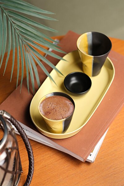 Kütahya Porselen Crash 2-Person 4-Piece Coffee Set